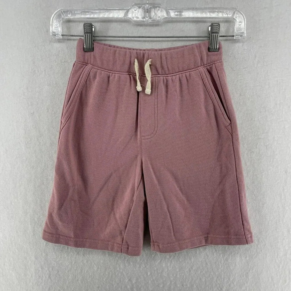 Rumi Ryder Shorts Toddler Boys Sz 7 Pink Elastic Waist Drawstring Pull-On Fleece - Picture 1 of 8